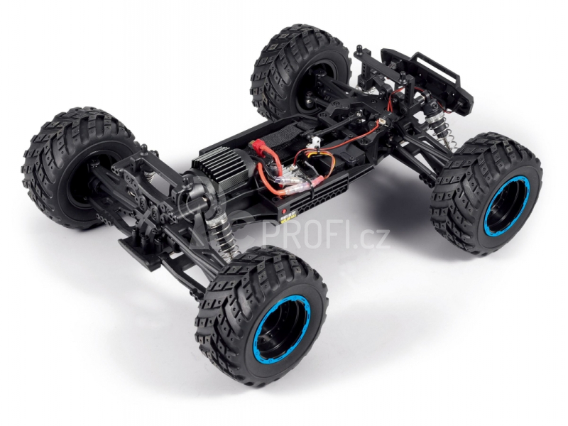 RC auto Smyter MT 1/12 4WD Electric Monster Truck, modrá