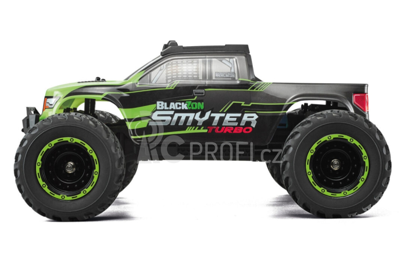 RC auto Smyter MT Turbo 3S Brushless 1/12 4WD Monster Truck, zelená