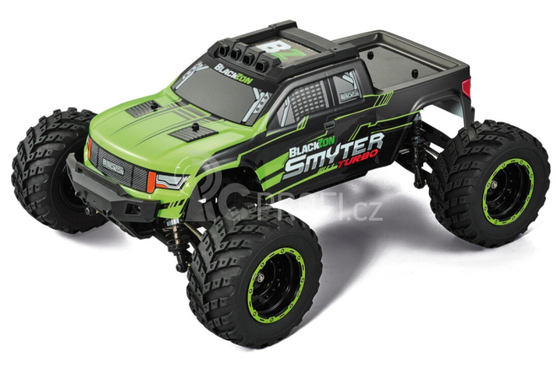 RC auto Smyter MT Turbo 3S Brushless 1/12 4WD Monster Truck, zelená