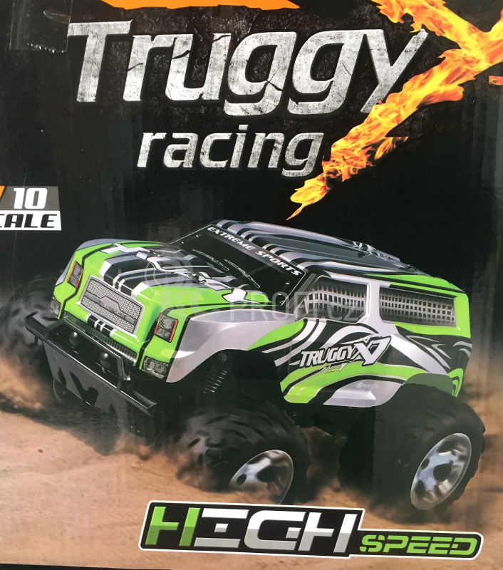 RC auto SPL Monster, zelená