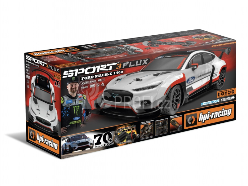 RC auto Sport 3 Flux Ford Mustang Mach-e 1400