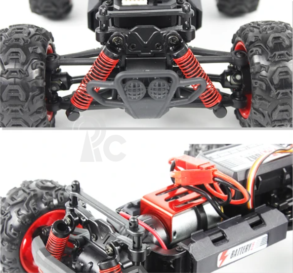 RC auto Subotech Exceed 1:24, žlutá