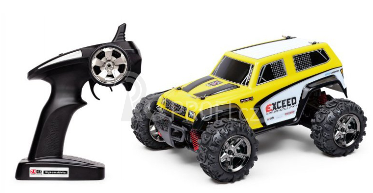 RC auto Subotech Exceed 1:24, žlutá