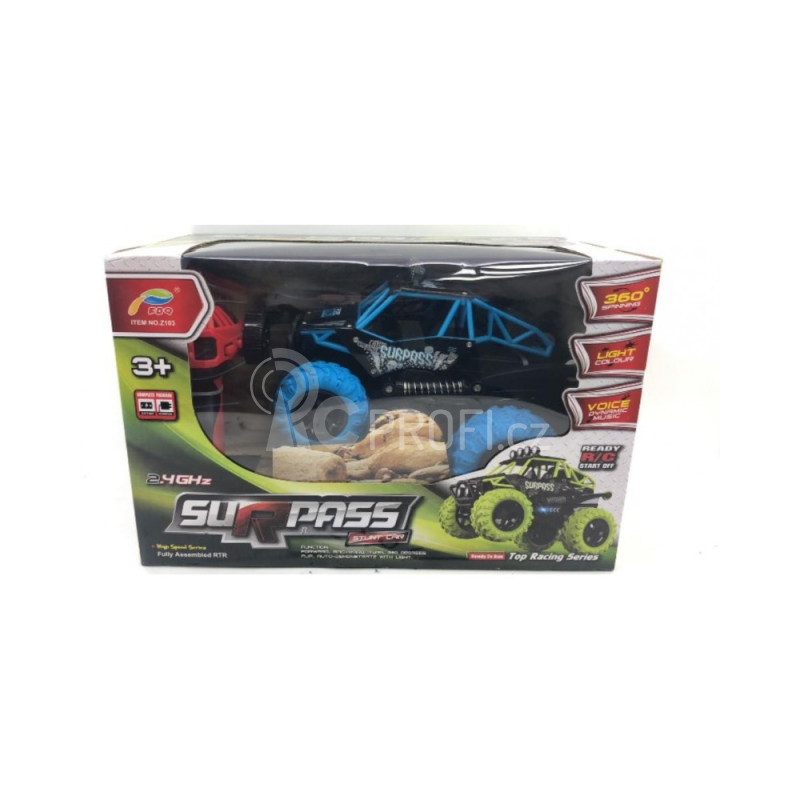 RC auto Surpass Stunt, modrá