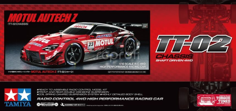RC auto Tamiya Motul Autech Z TT-02