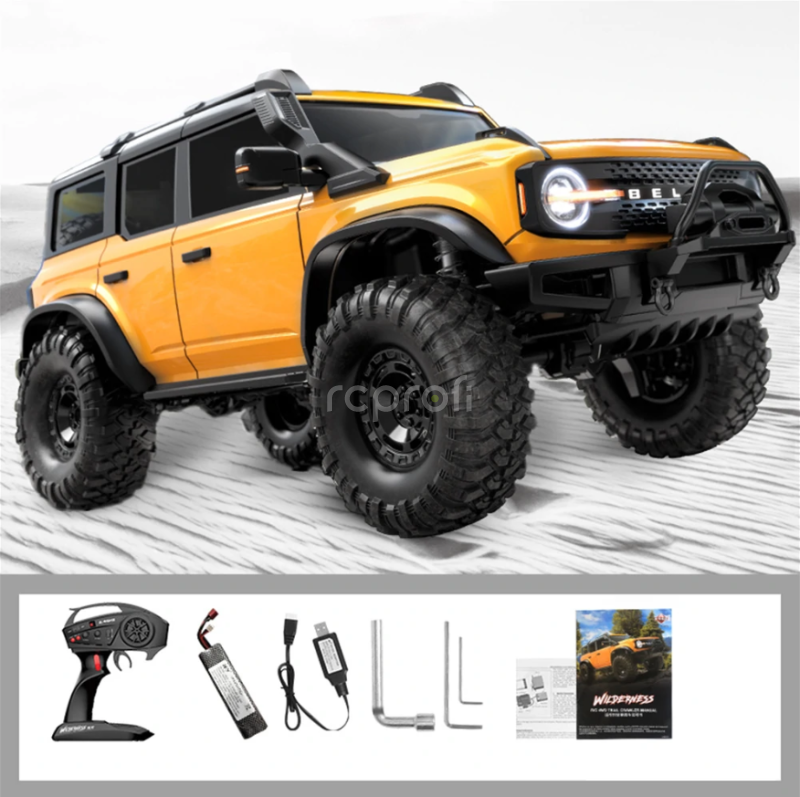 RC auto Trail Crawler, žlutá