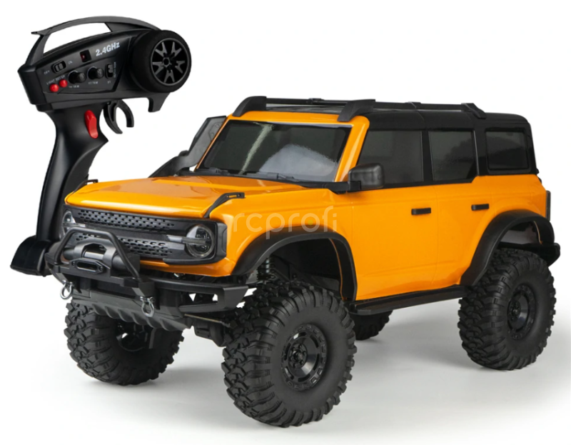 RC auto Trail Crawler, žlutá