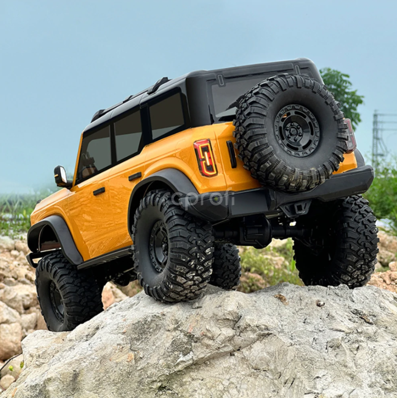 RC auto Trail Crawler, žlutá