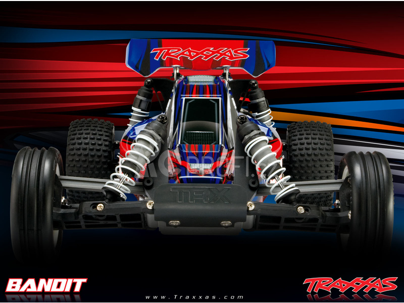 RC auto Traxxas Bandit 1:10, červená