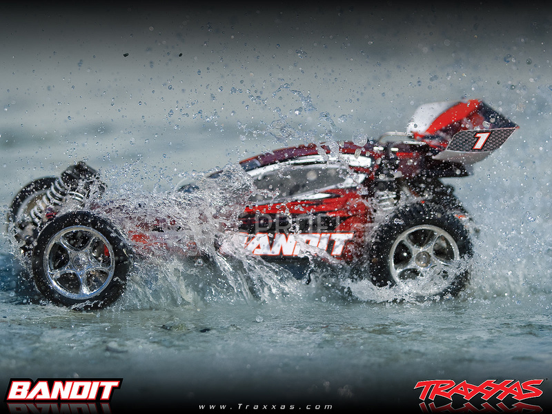 RC auto Traxxas Bandit 1:10, červená