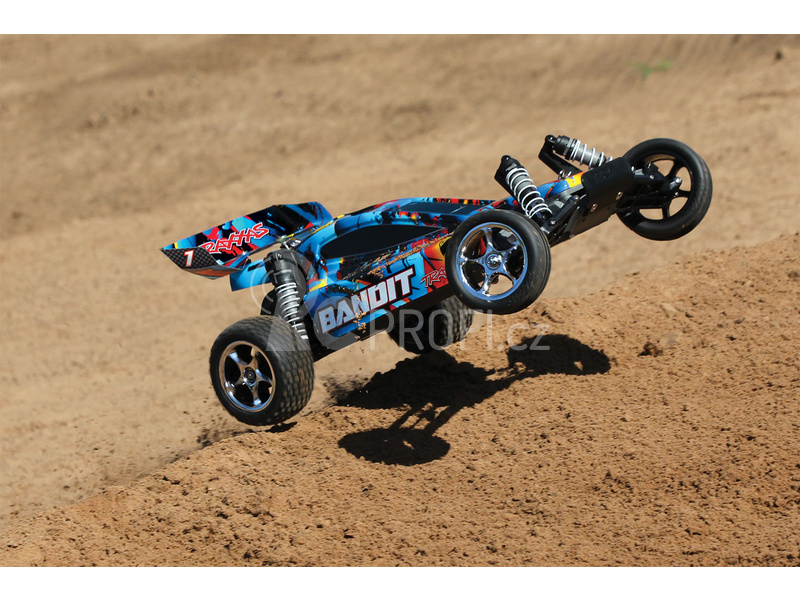 RC auto Traxxas Bandit 1:10, modrá