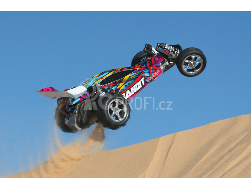 RC auto Traxxas Bandit 1:10, modrá