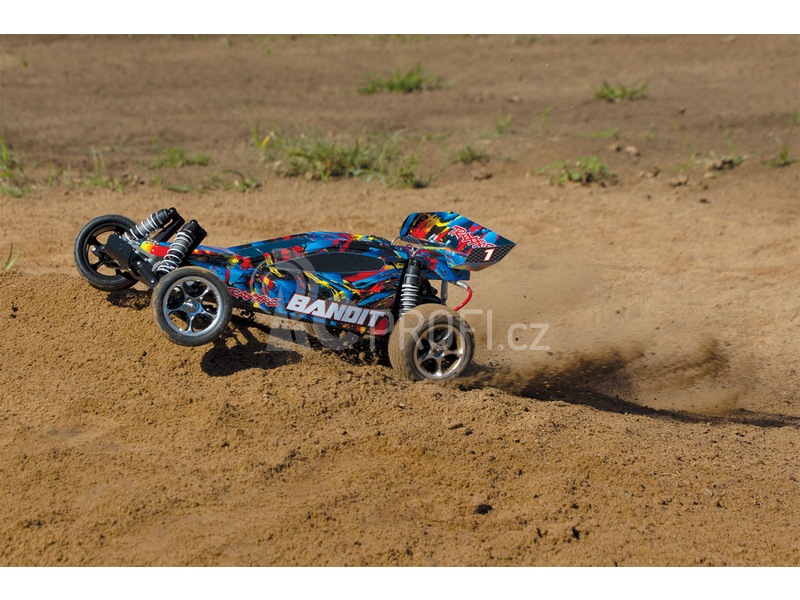 RC auto Traxxas Bandit 1:10, modrá