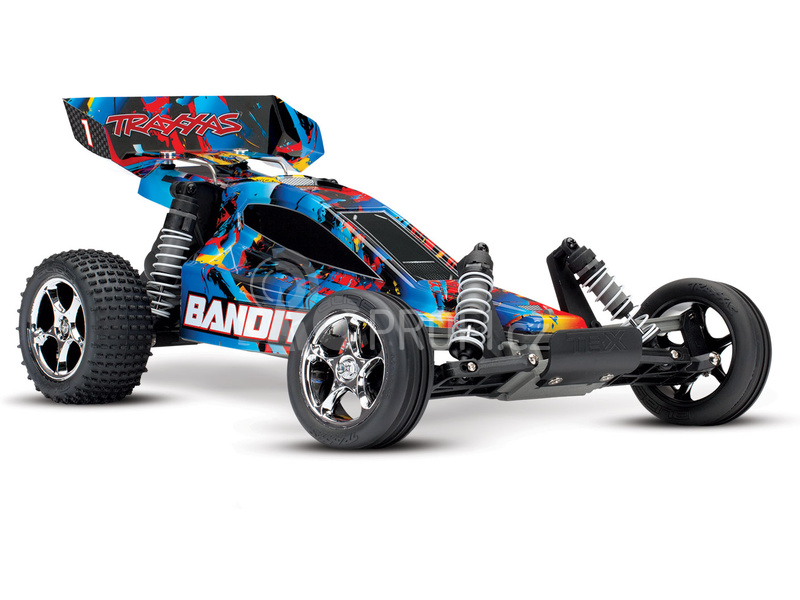 RC auto Traxxas Bandit 1:10, modrá