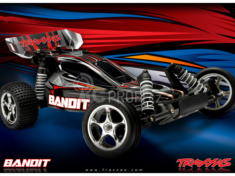 RC auto Traxxas Bandit 1:10 RTR, červená