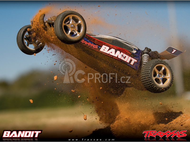 RC auto Traxxas Bandit 1:10 RTR, červená