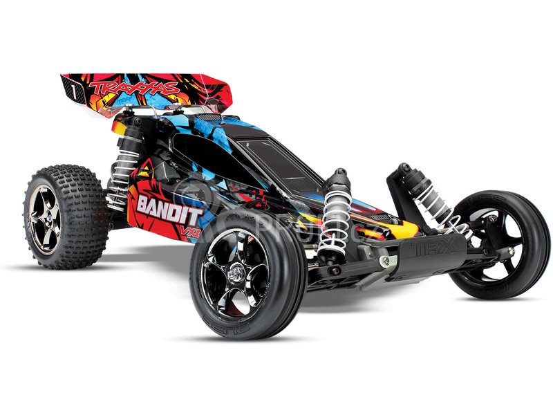 RC auto Traxxas Bandit 1:10 VXL TQi, červená