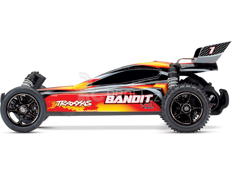 RC auto Traxxas Bandit 1:10 VXL TQi, červená