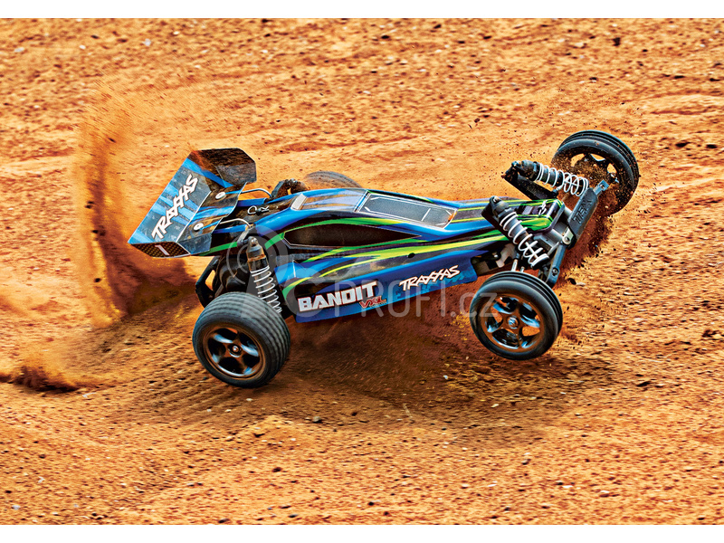 RC auto Traxxas Bandit 1:10 VXL TQi, červená