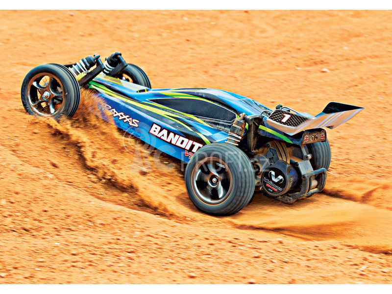 RC auto Traxxas Bandit 1:10 VXL TQi, červená