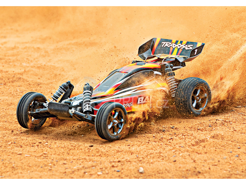 RC auto Traxxas Bandit 1:10 VXL TQi, červená