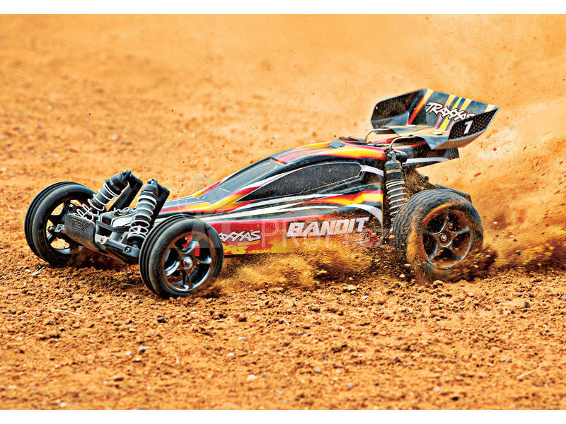 RC auto Traxxas Bandit 1:10 VXL TQi, modrá