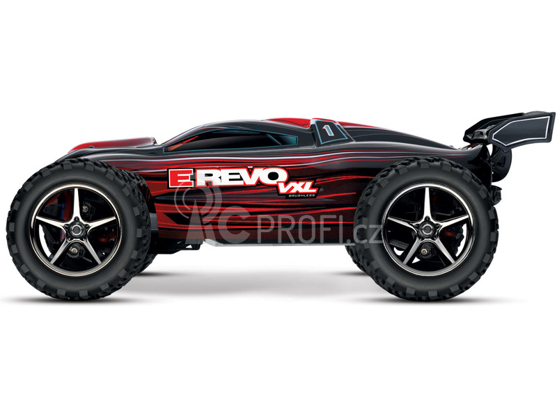 RC auto Traxxas E-Revo 1:16 VXL TQi RTR, černá