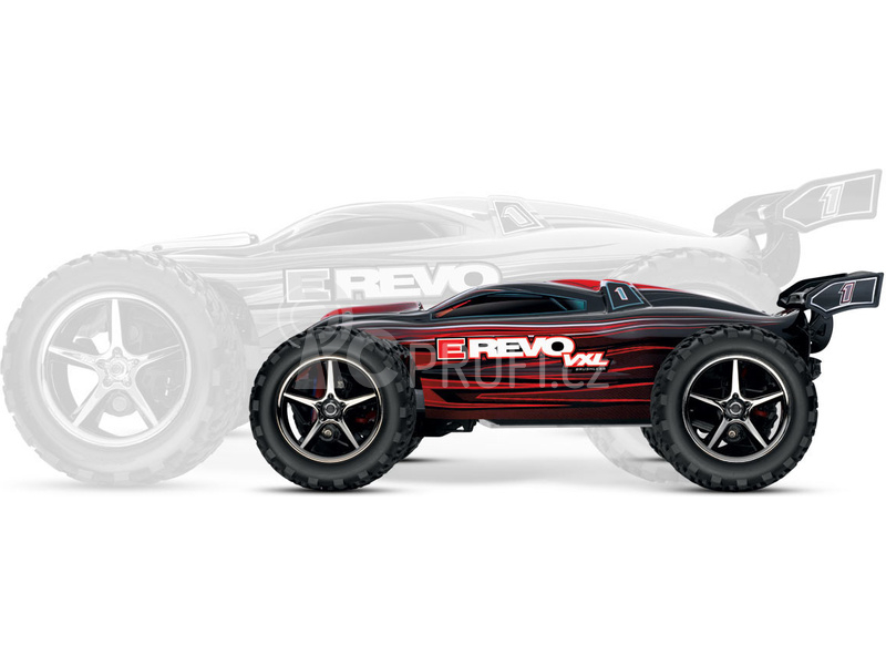 RC auto Traxxas E-Revo 1:16 VXL TQi RTR, černá