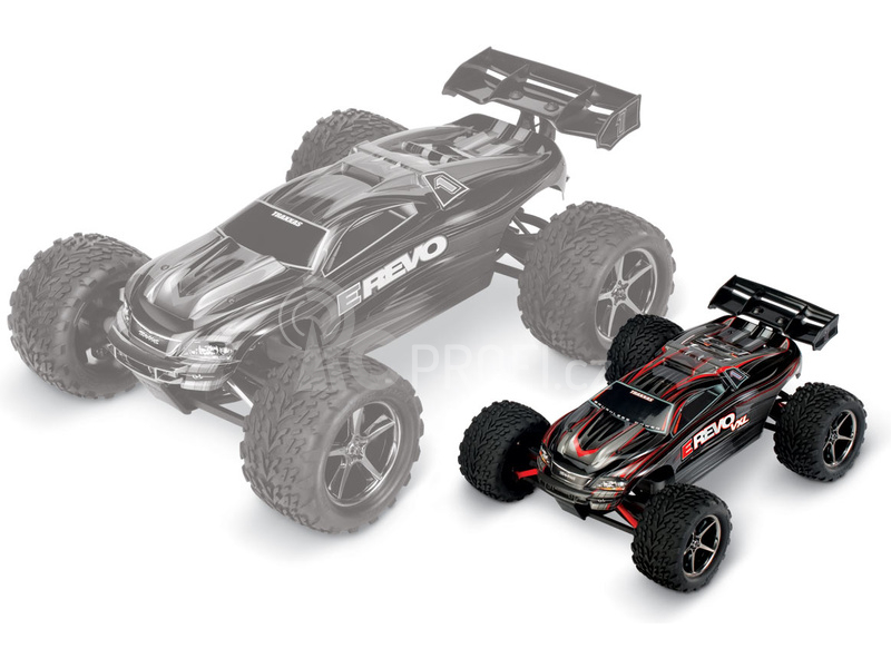 RC auto Traxxas E-Revo 1:16 VXL TQi RTR, černá