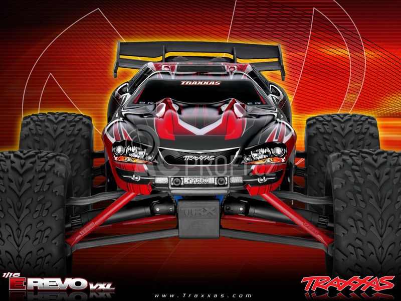 RC auto Traxxas E-Revo 1:16 VXL TQi RTR, černá