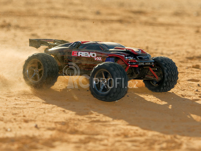 RC auto Traxxas E-Revo 1:16 VXL TQi RTR, černá