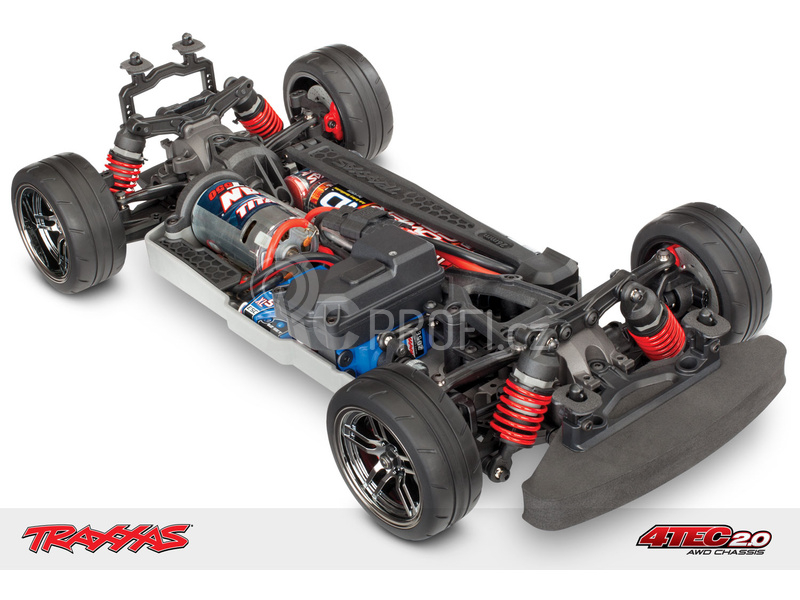 RC auto Traxxas Ford GT TQi, modrá