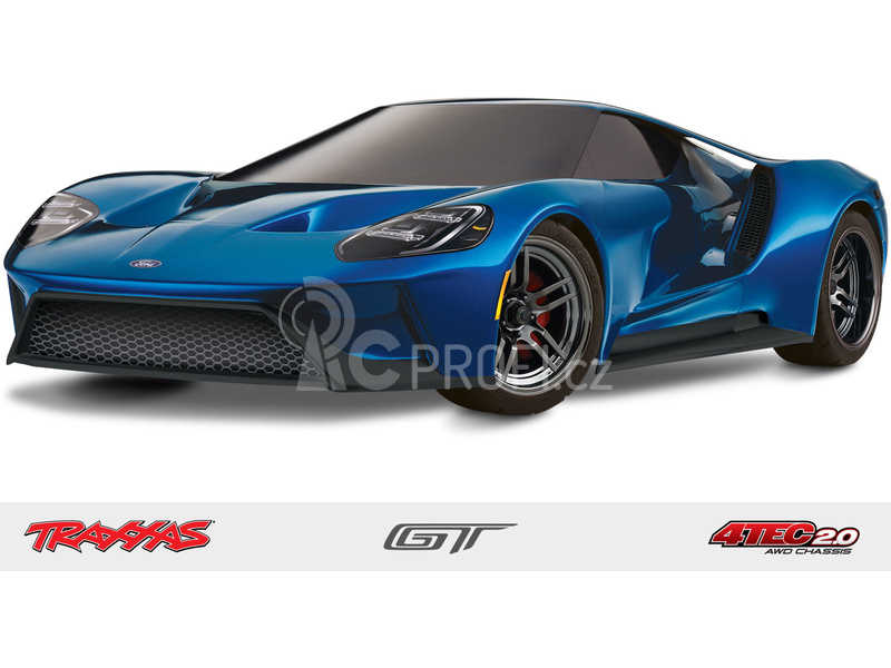 RC auto Traxxas Ford GT TQi, modrá