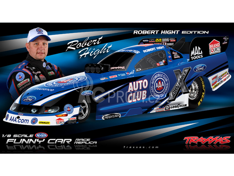 RC auto Traxxas Funny Car 1:8