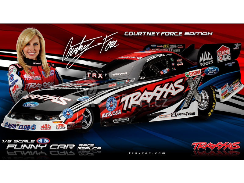 RC auto Traxxas Funny Car 1:8