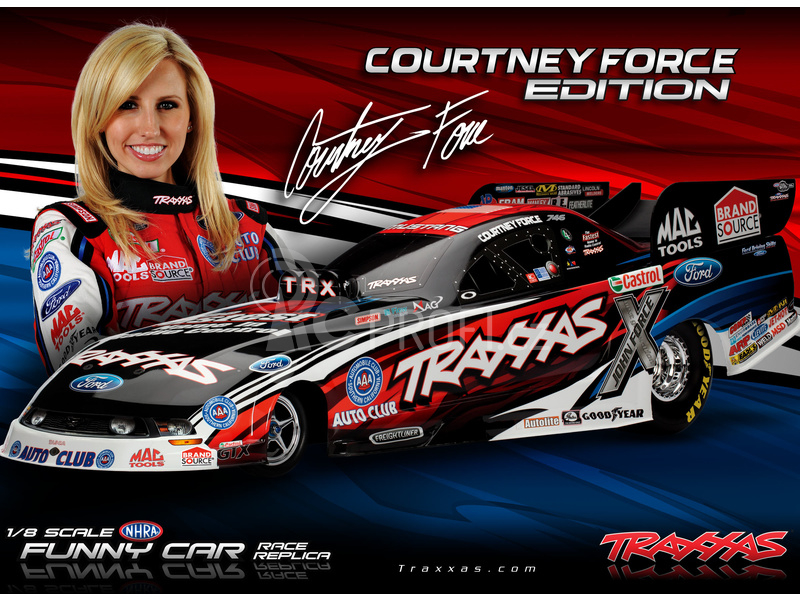 RC auto Traxxas Funny Car 1:8