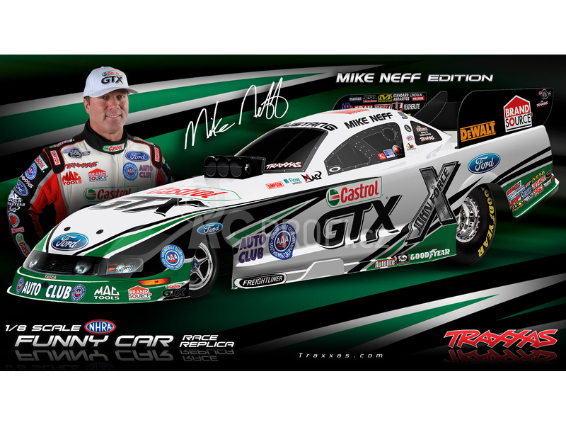 RC auto Traxxas Funny Car 1:8