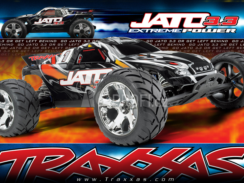 RC auto Traxxas Nitro Jato TQi