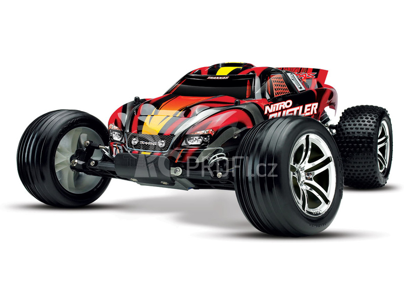 RC auto Traxxas Nitro Rustler truggy