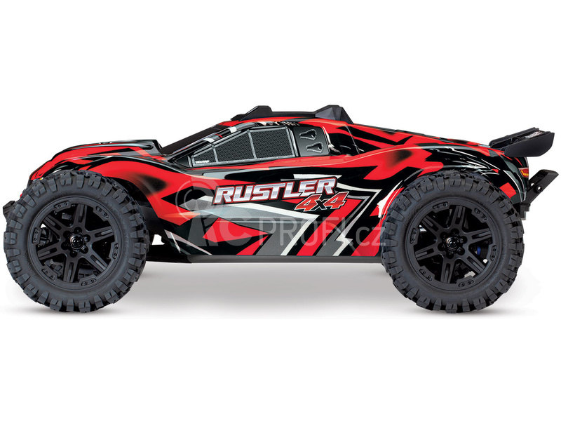 RC auto Traxxas Rustler 1:10 4WD RTR, červená