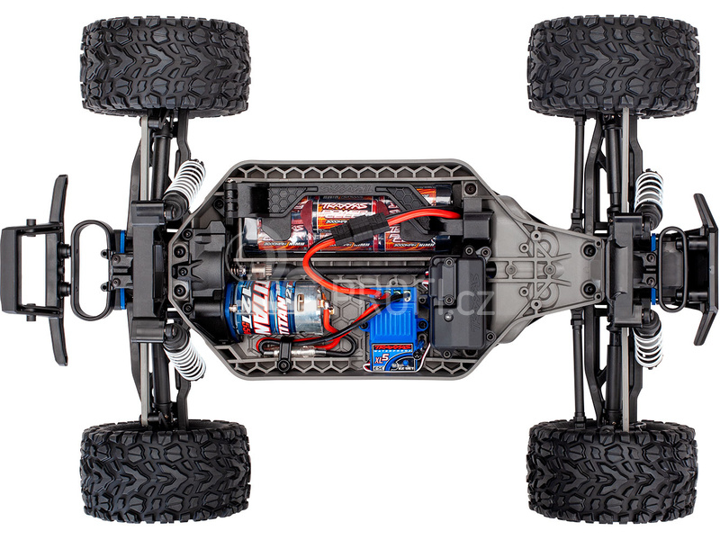 RC auto Traxxas Rustler 1:10 4WD RTR, modrá