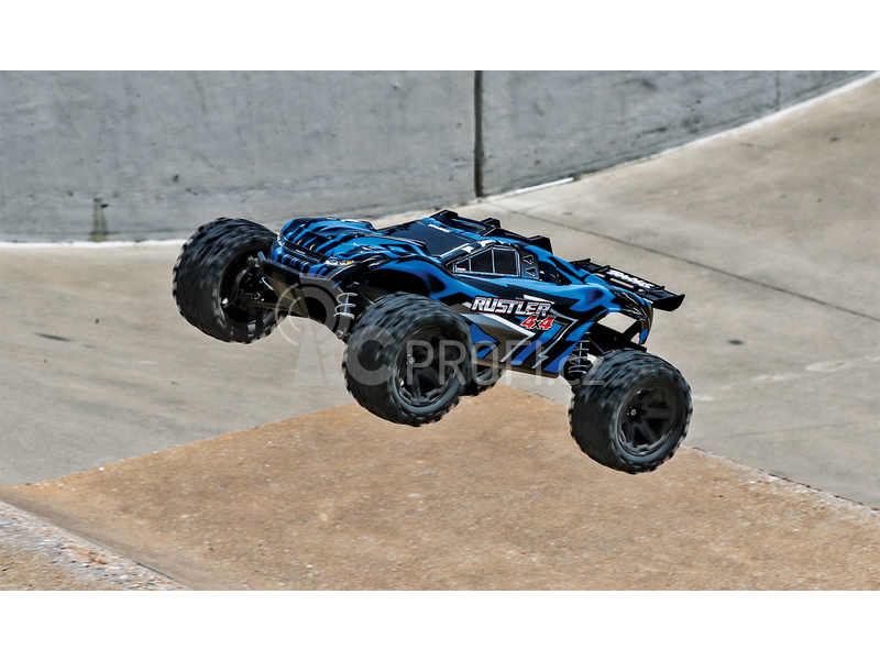 RC auto Traxxas Rustler 1:10 4WD RTR, modrá