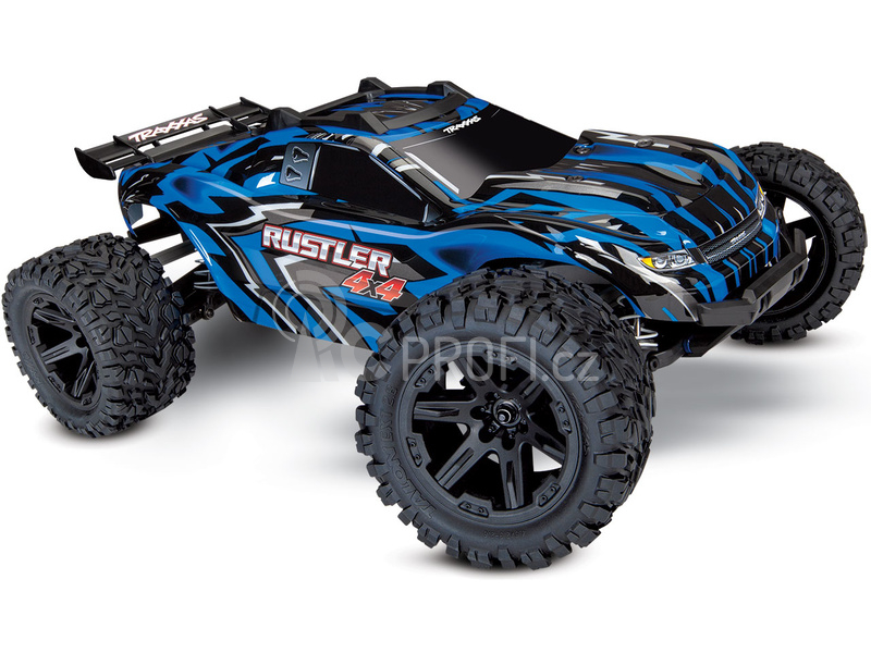 RC auto Traxxas Rustler 1:10 4WD RTR, modrá