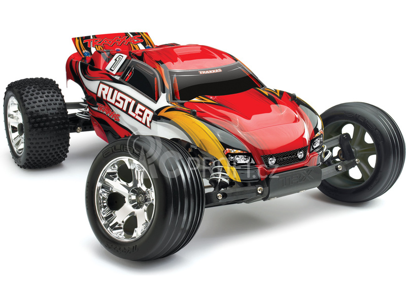 RC auto Traxxas Rustler 1:10, modrá