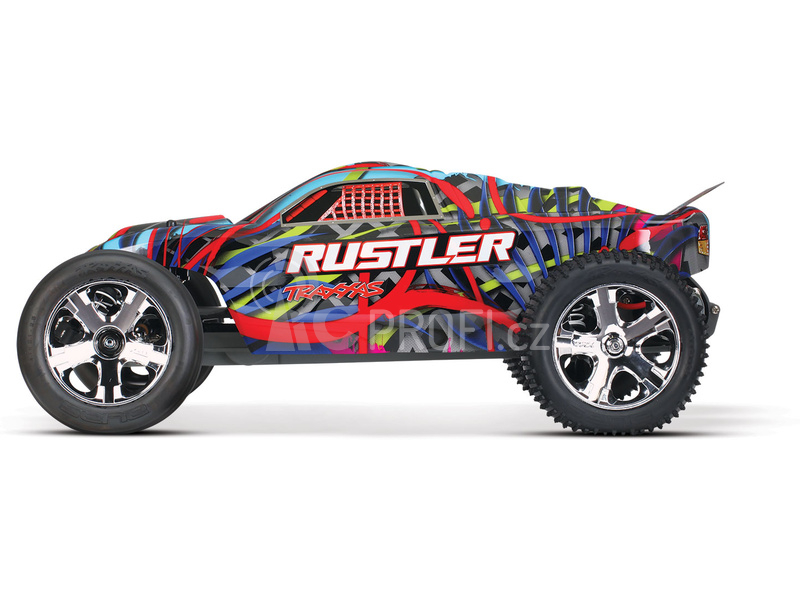 RC auto Traxxas Rustler 1:10, modrá