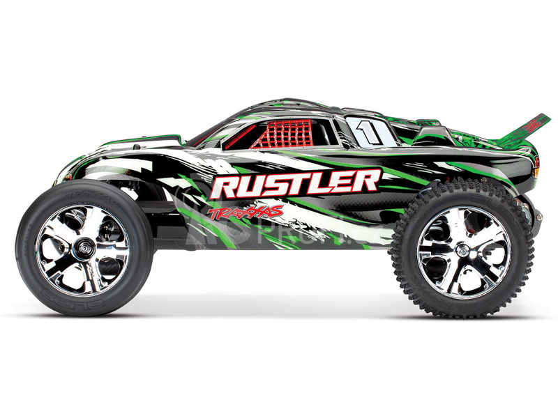 RC auto Traxxas Rustler 1:10 RTR, zelená