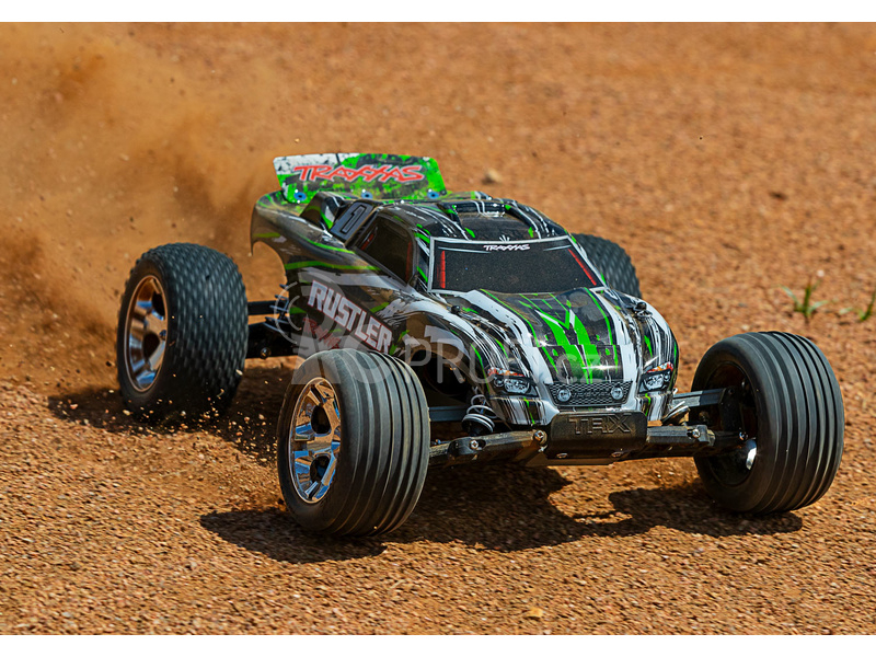 RC auto Traxxas Rustler 1:10 RTR, zelená