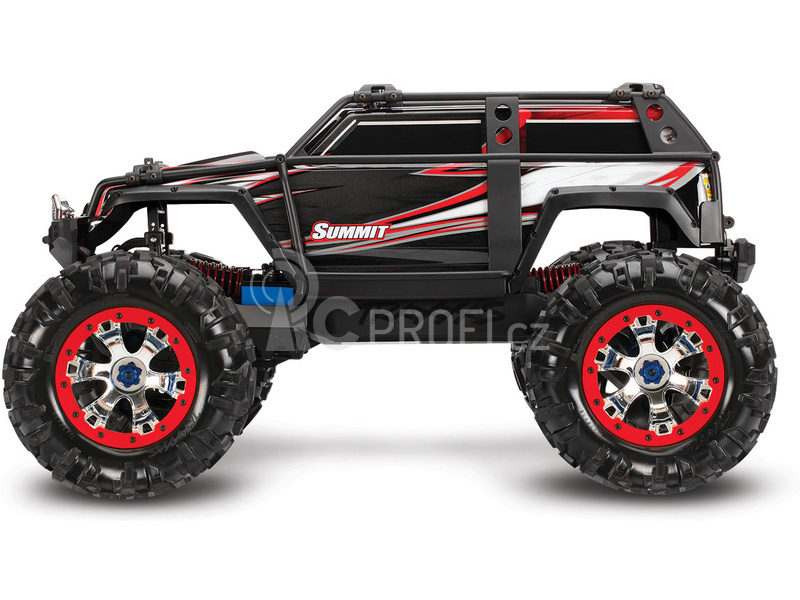 RC auto Traxxas Summit 1:8 TQi, červená