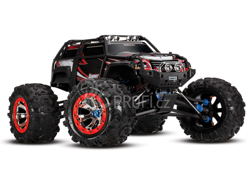 RC auto Traxxas Summit 1:8 TQi, červená