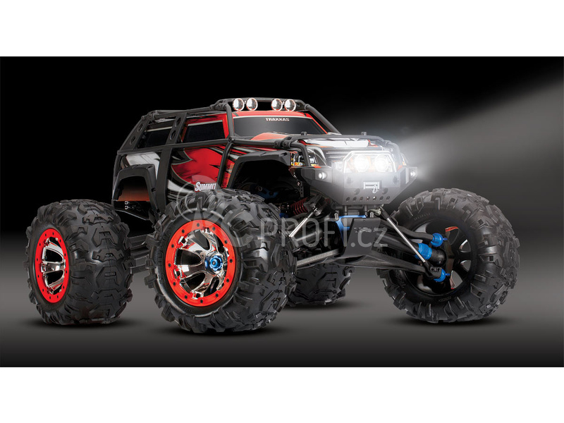 RC auto Traxxas Summit 1:8 TQi, červená